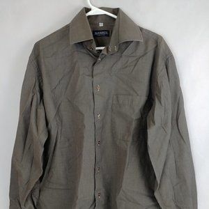 Barberini Mens Button Up shirt 100% cotton
